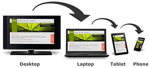 pc cmputer, laptop, tablet and mobile phone